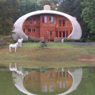 domehome by lake